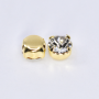 Strass Engrampado para costura Supreme Cristal Dourado SS38  8mm