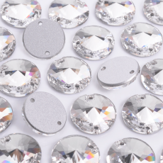 Rivolli para costura Preciosa® art. 438 61 302 Cristal 10mm