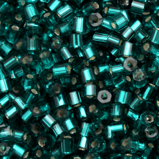 Vidrilho Preciosa® Ornela Blue Zircon Transparente (57710) 2x9/0=2,6mm
