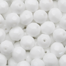 Cristal Preciosa® Ornela Branco Fosco (03000) 8mm