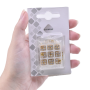 Strass Engrampado Supreme para costura Cristal Dourado SS16  3,80mm