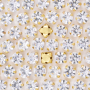 Strass Engrampado Supreme para costura Cristal Dourado SS20  4,6mm