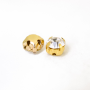 Strass Engrampado Supreme para costura Cristal Dourado SS20  4,6mm