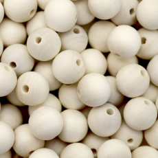 Conta de Madeira Preciosa® Ornela Bolinha Palha 6mm