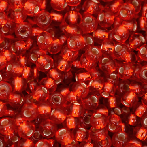 Micanga Preciosa Ornela Vermelho Transparente 97050 120 aprox. 1,9mm