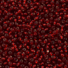 Miçanga Preciosa® Ornela Vermelho Transparente (97090) 12/0 aprox. 1,9mm