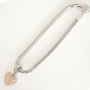 Berloque Swarovski Charm Becharmed Pingente Coracao Light Peach 14mm