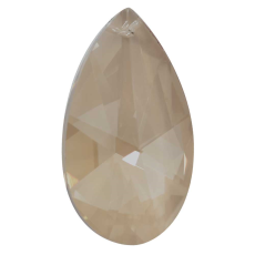 Amendoa Pingente K9 LDI Cristais art. 06 Cristal Honey 63x37mm