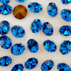 Strass Collection Czech Crystal base cônica Capri Blue SS10 = PP21 = 2,7mm