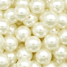 Pérola de Plástico ABS LDI Cristais® Creme Claro 16mm