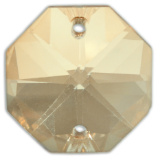 Castanha K9 LDI Cristais art. 60 Cristal Honey Dourado 18mm