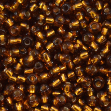 Miçanga Preciosa® Ornela Ouro Velho Transparente (17090) 9/0 aprox. 2,6mm