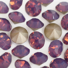 Strass Mc Chaton Maxima® Preciosa® art. 431 11 615 base cônica Ametista Opal SS12 = PP24 = 3mm