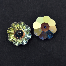 Flor para Bordar Preciosa art. 438 52 301 Unfoiled Cristal Aurora Boreal 14mm