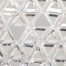 Strass Chaton Triângulo Preciosa® art. 438 18 301 NO HF Cristal 6mm
