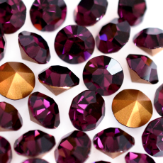 Strass Mc Chaton Preciosa® art. 431 11 111 base cônica Ametista SS39 = 8,2mm