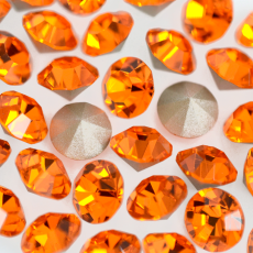 Strass Mc Chaton Maxima® Preciosa® art. 431 11 615 base cônica Sun SS39 = 8,2mm