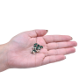 Strass Navete Engrampado Prateado para costura Preciosa Emerald 8x4mm