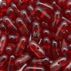 Conta de Vidro Preciosa® Ornela Palito Vermelho (90080) 4x9mm