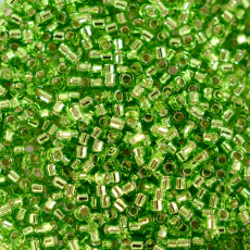 Micanga Delica Miyuki Verde Transparente DB1206 110  1,6mm