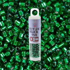Micanga Delica Miyuki Verde Transparente DB605 110  1,6mm