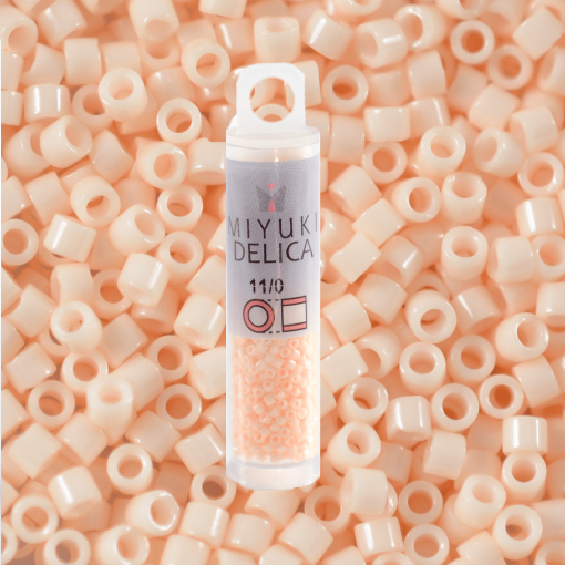 Micanga Delica Miyuki Light Peach Fosca DB1492 110  1,6mm