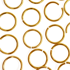 Argola de Alumínio LDI Cristais® Dourado 9mm