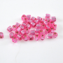 Vidrilho Triangular Preciosa Ornela Pink Solgel Dyed Transparente 08277 2,5mm