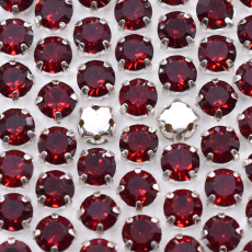 Strass Engrampado Prateado Supreme para costura Siam SS20  4,6mm
