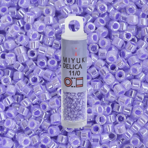 Micanga Delica Miyuki Lilas Perolado DB249 110  1,6mm