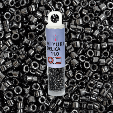 Micanga Delica Miyuki Grafite Perolado DB1 110  1,6mm