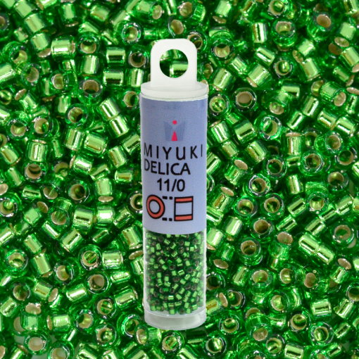Micanga Delica Miyuki Verde Transparente DB46 110  1,6mm
