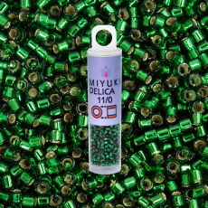 Micanga Delica Miyuki Verde Transparente DB148 110  1,6mm