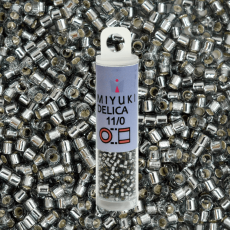 Micanga Delica Miyuki Grafite Transparente DB48 110  1,6mm