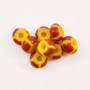 Micanga Preciosa Ornela Amarelo 8 Tiras Bordo e 4 Laranja Fosco 83190 50 aprox. 4,6mm