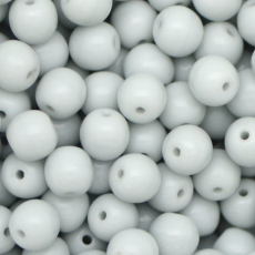 Conta de Porcelana Preciosa® Ornela Cinza Lustroso Fosco (4300) 6mm