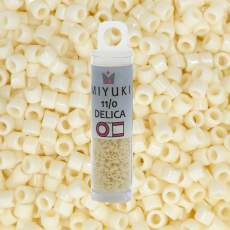 Micanga Delica Miyuki Perolado Creme DB732  03211 110  1,6mm