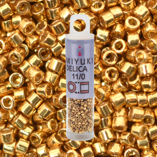 Micanga Delica Miyuki Yellow Gold Metalico DB1833 110  1,6mm