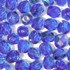 Cristal Preciosa® Ornela Safira Transparente Aurora Boreal (30050) 3mm