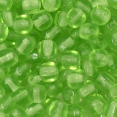 Conta de Vidro Preciosa® Ornela Cubo Olivine Transparente (50400) 4mm