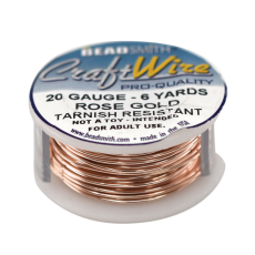 Craft Wire Fio Copper Rose Gold 20 Gauge  0,81mm