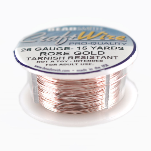 Craft Wire Fio Copper Rose Gold 26 Gauge  0,41mm