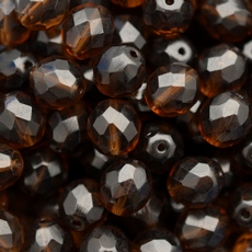 Cristal Preciosa® Ornela Marrom Transparente (10230) 4mm