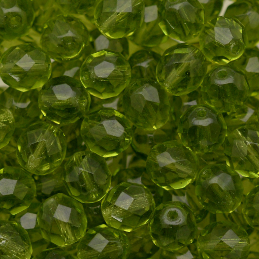 Cristal Preciosa Ornela Olivine Transparente 50230 4mm