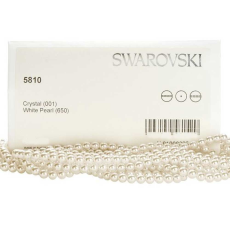 Pérola de Cristal Swarovski® art. 5810 White
