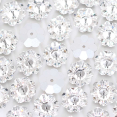 Flor para costura Preciosa® art. 438 52 301 Cristal 12mm