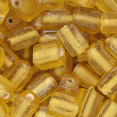 Conta de Vidro Artesanal LDI Cristais® Retângulo Light Colorado Topaz 8x5mm