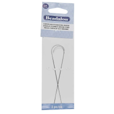 Agulha Big Eye Curved Beadalon Bead Smith 89mm