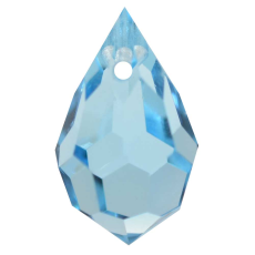 Gota Drops Pingente Preciosa® art. 451 51 681 Agua Bohemica 15x9mm