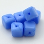 Conta de Vidro Preciosa Ornela Cubo Azul Fosco 34000 5x7mm